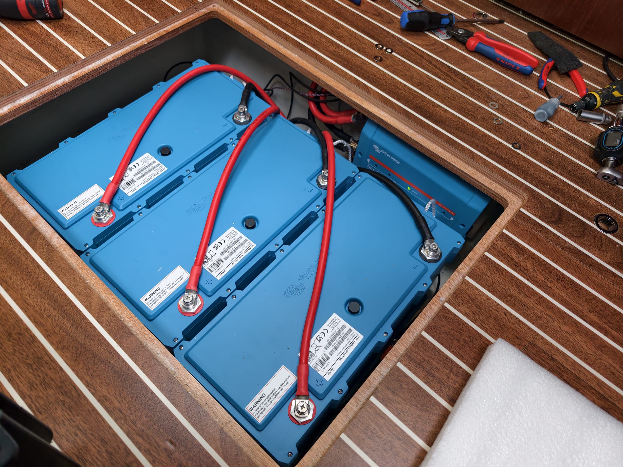 11,5kWh Energy system on a sailing yacht